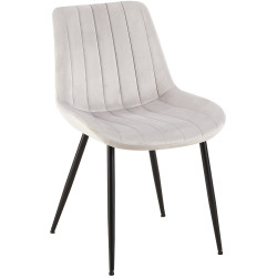 Chaise en velours Rahden...