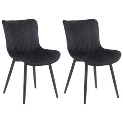 Lot de 2 chaises Brady en...