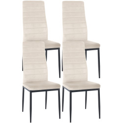 Lot de 4 chaises de salle à...