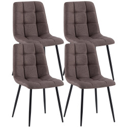 Lot de 4 chaises de salle à...