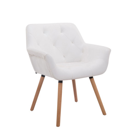 Silla de Comedor Cassidy Blanco,Natural