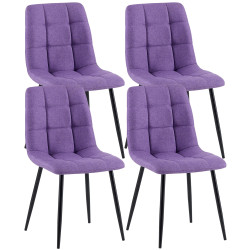 Lot de 4 chaises de salle à...