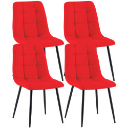 Lot de 4 chaises de salle à...