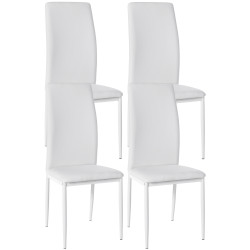 Lot de 4 chaises de salle à...
