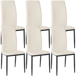 Lot de 6 chaises de salle à...