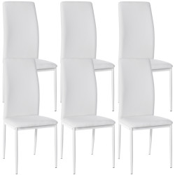 Lot de 6 chaises de salle à...