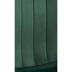 Chaise de salle à manger en velours Baxter vert