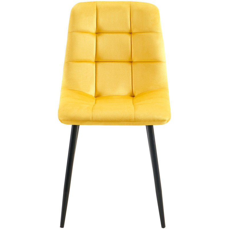 Chaise de salle à manger Antibes jaune