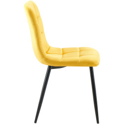 Chaise de salle à manger Antibes jaune