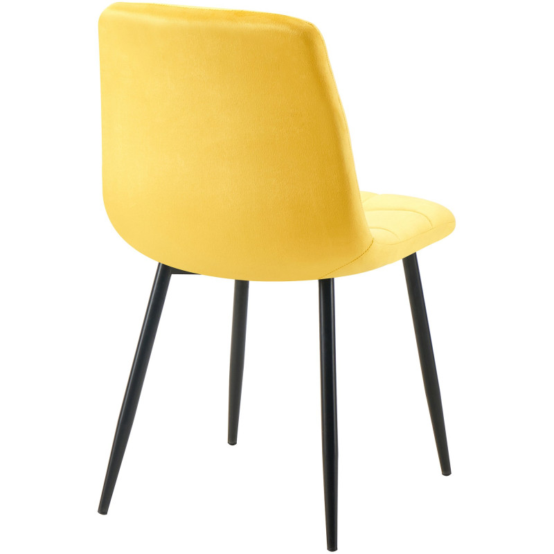 Chaise de salle à manger Antibes jaune