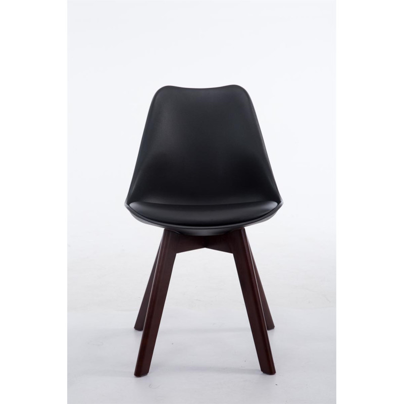 Silla De Comedor Borneo V2 Negro,Nogal