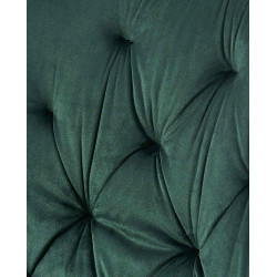 Chaise de salle à manger en velours Wallace vert