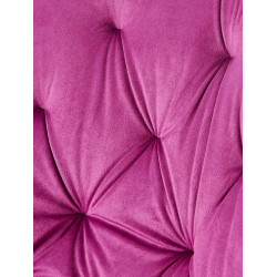 Chaise de salle à manger en velours Wallace violet