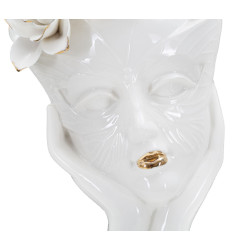 VASE MASQUE DE FEMME CM 16,5X14X27,3