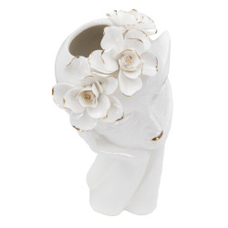 VASE MASQUE DE FEMME CM 16,5X14X27,3