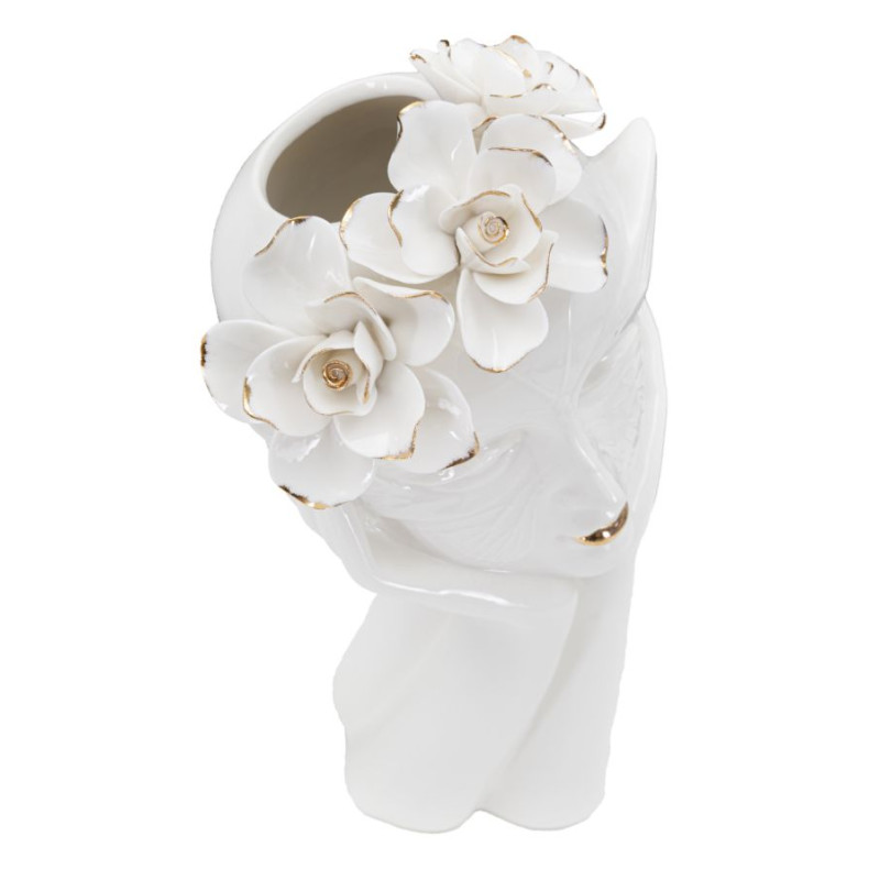 VASE MASQUE DE FEMME CM 16,5X14X27,3