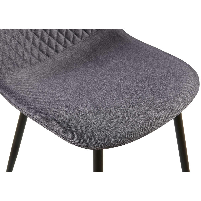Lot de 4 chaises Giverny tissu