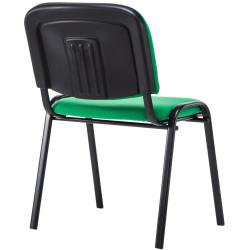 Silla De Conferencia Ken V2 En Tela Verde