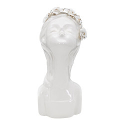 VASE JEUNE FEMME ROSES CM...