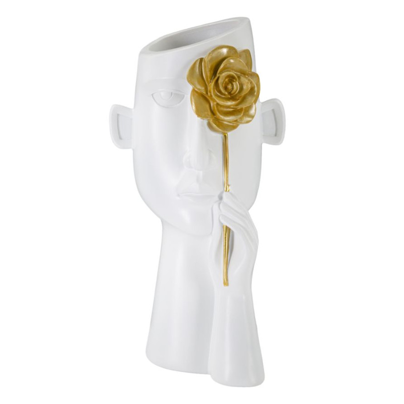 Vase visage C/FIORE CM 14X13X27