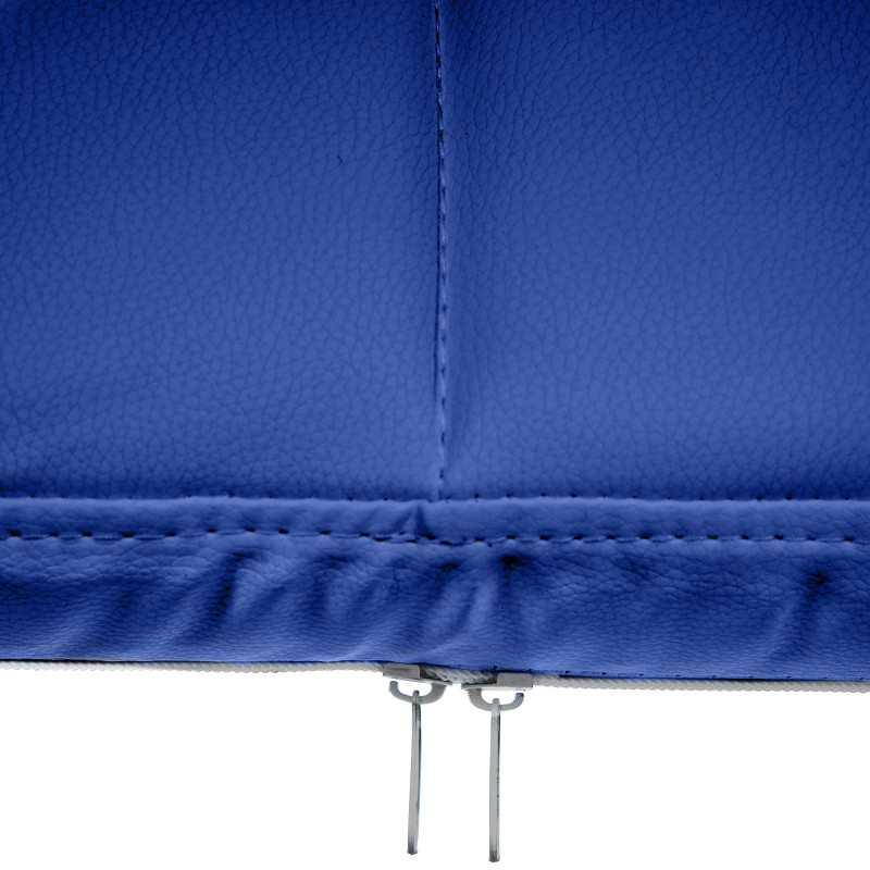 Sedia Visitatore Canada B in Similpelle blu