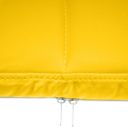 Sedia Visitatore Canada B in Similpelle giallo