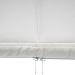 Sedia Visitatore Canada B in Similpelle bianco