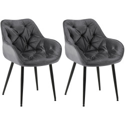 Lot de 2 chaises Tanna...