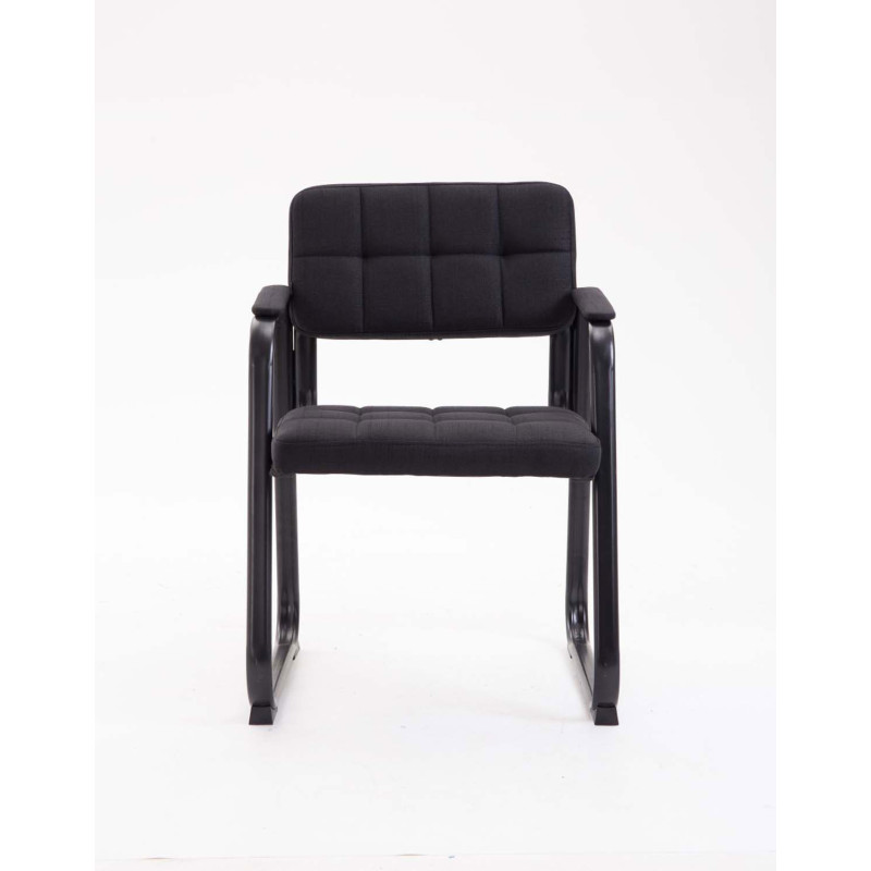 Chaise visiteur Canada B, tissu noir