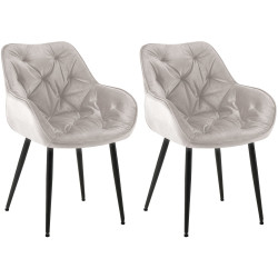 Lot de 2 chaises Tanna...