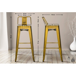 Ensemble de 2 tabourets de...