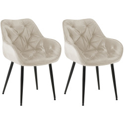 Lot de 2 chaises Tanna...