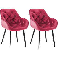 Lot de 2 chaises Tanna...