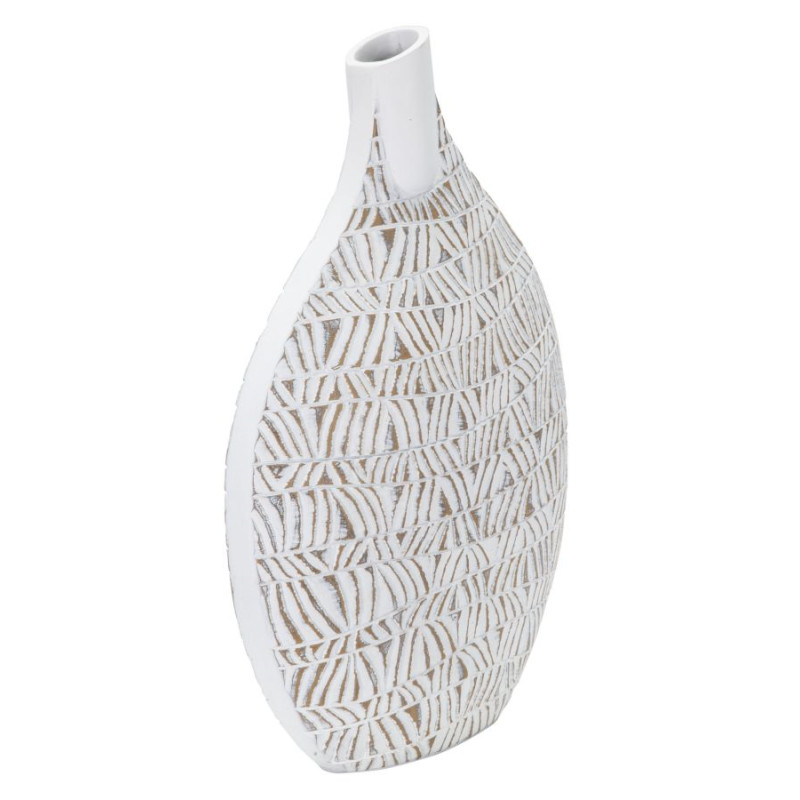 VASE POLYRÉSINE NAIROBI CM 30,5X11,5X46,5