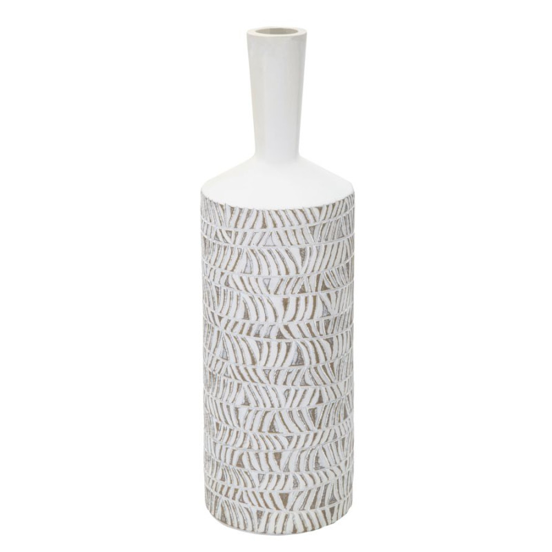 VASE POLYRÉSINE BOUTEILLE NAIROBI CM Ø 15X49,5