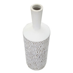 VASE POLYRÉSINE BOUTEILLE NAIROBI CM Ø 15X49,5