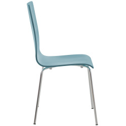 Set 4 Sedie Visitatore PEPE azzurro