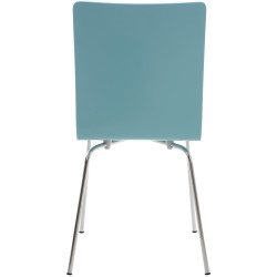 Set 4 Sedie Visitatore PEPE azzurro