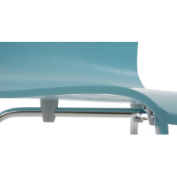 Set 2x Sedie Visitatore PEPE azzurro