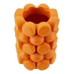 VASE ORANGE CM Ø 19X28