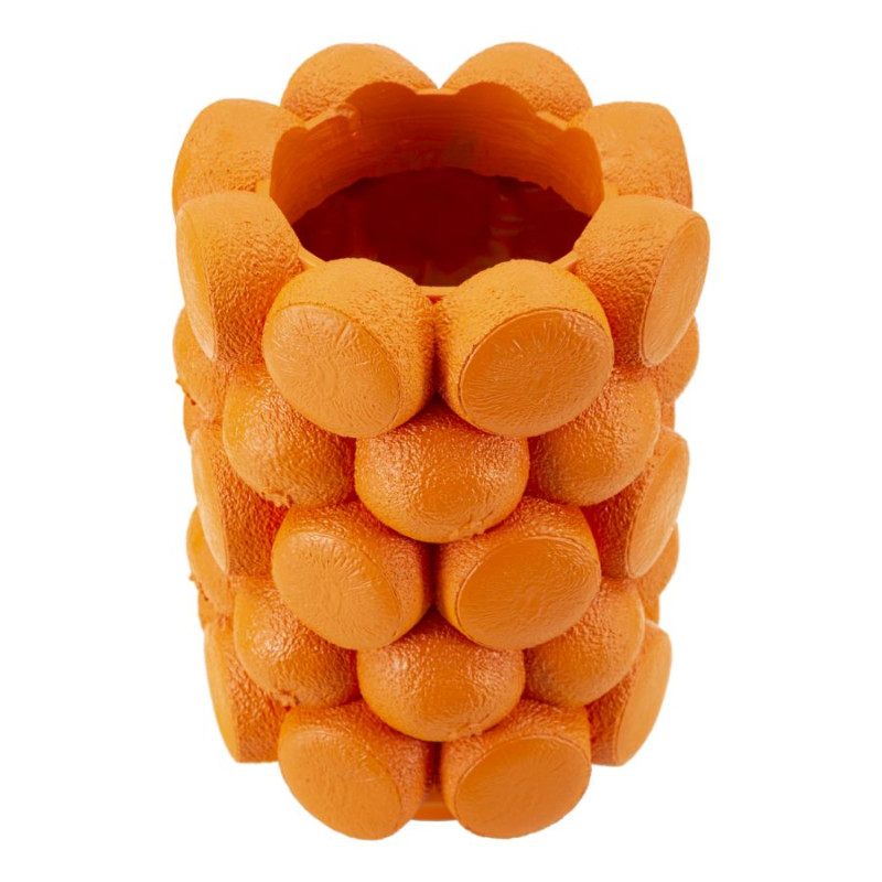 VASE ORANGE CM Ø 19X28