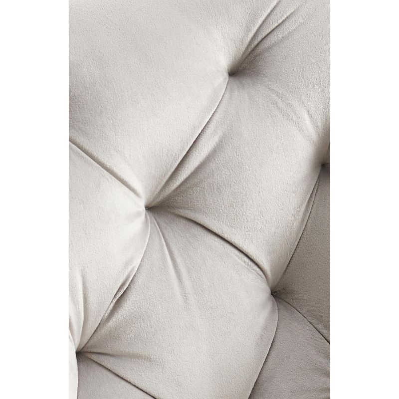 Chaise de salle à manger en velours Antigo gris