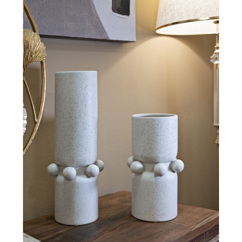 VASE BULLES CM Ø 16X28