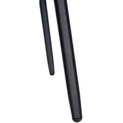 Tabouret de bar Weston, similicuir noir