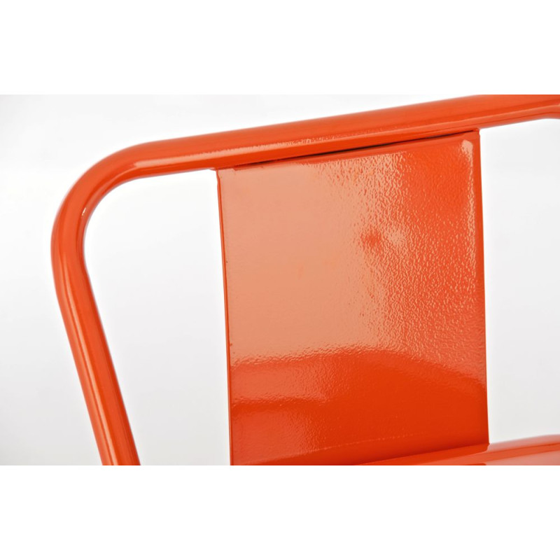 Ensemble de 2 tabourets de bar Mason orange