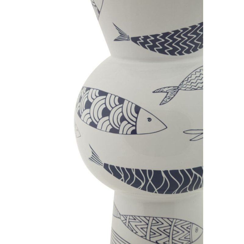 VASE POISSON HAUT CM Ø 14X38,5