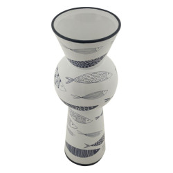 VASE POISSON HAUT CM Ø 14X38,5