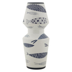 VASE POISSON DOUBLE CM Ø 14X34