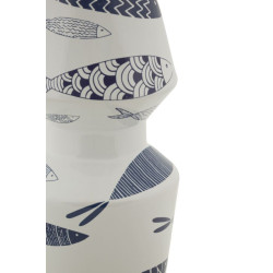 VASE POISSON DOUBLE CM Ø 14X34