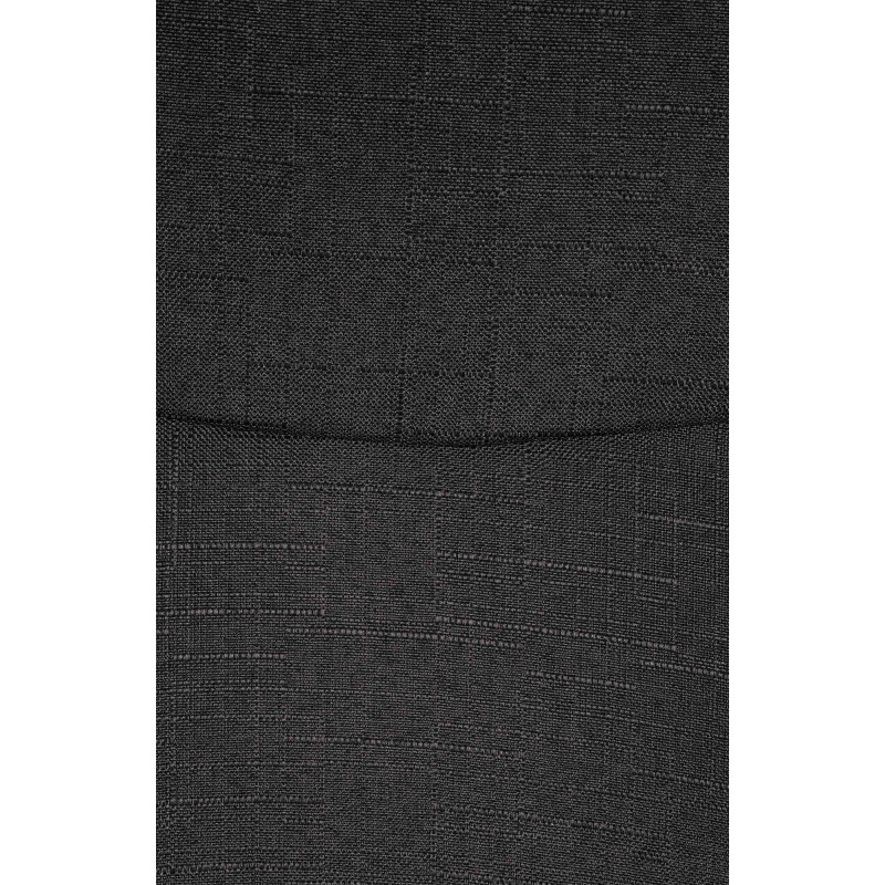 Chaise visiteur Hobart en tissu noir